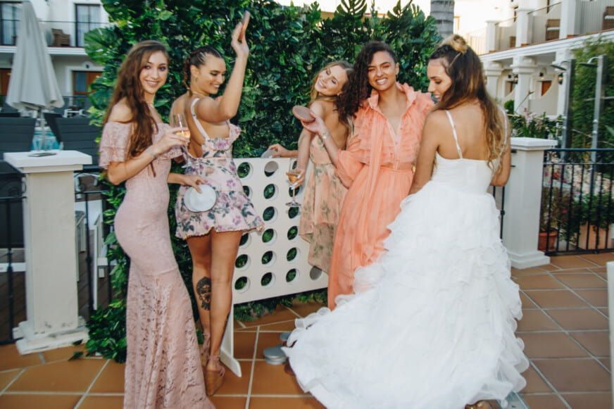 Garden games at your wedding